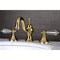Kingston Brass KC7162WLL 8" Widespread Bathroom Faucet, Polished Brass KC7162WLL - alternate 2